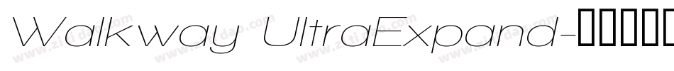 Walkway UltraExpand字体转换
